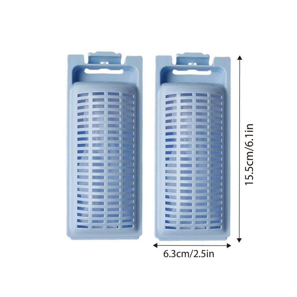 Washing Machine Filter Mesh Bags - Blue, Pack of 2 - view 3