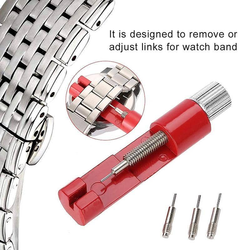 Watch Band Link Pin Remover Tool - Red Aluminium Alloy - view 3