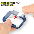 Watch Protective Case with Tempered Glass for Apple Watch 44 mm - Blue - view 3