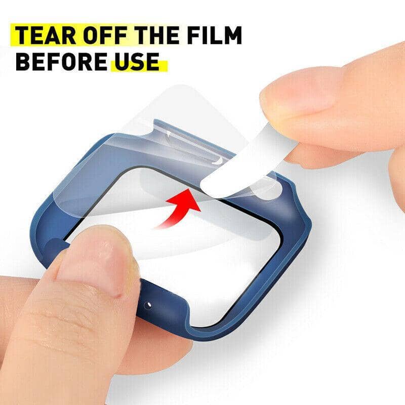Watch Protective Case with Tempered Glass for Apple Watch 44 mm - Blue - view 3