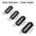 Watch Strap Loops Black Silicone - 22mm, 4 Pack - view 4