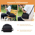 Water Resistant Nylon Camera Bag for DSLR and Lens, Black - view 5