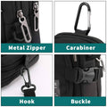 Water-Resistant Shoulder Crossbody Bag with Coin Purse - Green - view 5