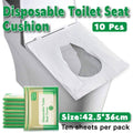 Water Soluble Disposable Toilet Seat Covers 10 Pack for Travel