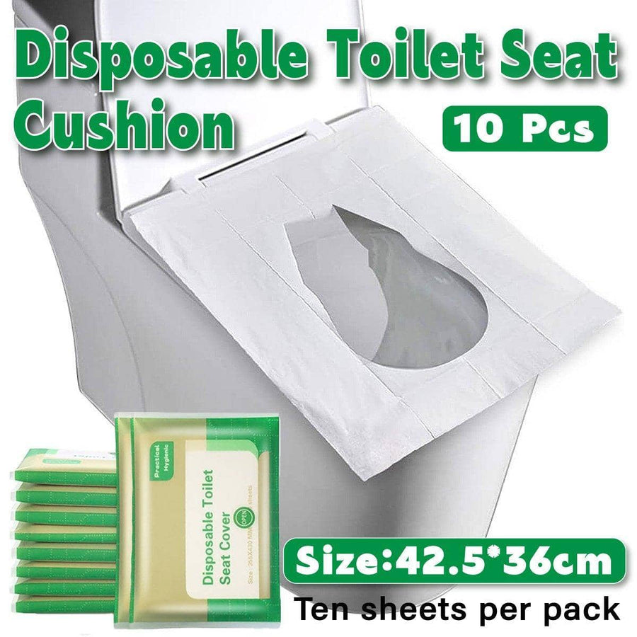 Water Soluble Disposable Toilet Seat Covers 10 Pack for Travel