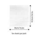 Water Soluble Disposable Toilet Seat Covers 10 Pack for Travel - view 3