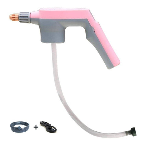 Water Spray Nozzle for Plastic Bottles, Gardening and Car Wash - Pink