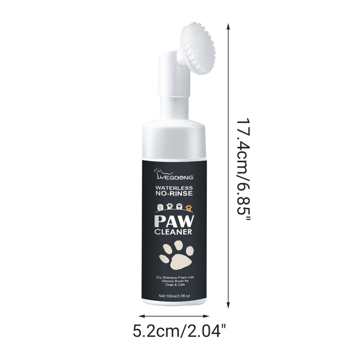 Waterless Paw Cleaner Foam for Dogs and Cats - 100 ml - view 3