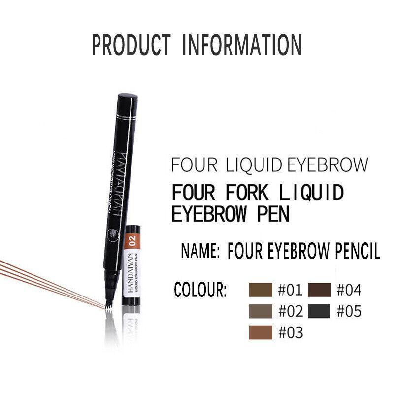 Waterproof 4 Tip Microblading Eyebrow Pen - Taupe, Shade 02 - view 5