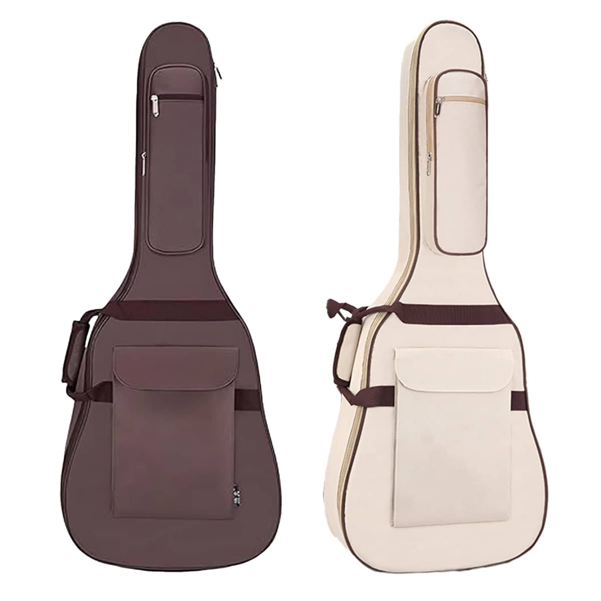 Waterproof Acoustic Guitar Bag, 106 x 41.5 x 15 cm - Beige - view 3