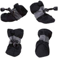 Waterproof Anti Slip Dog Boots with Reflective Strip, Set of 4 - Size 4XL (6.5 x 5.3 cm)