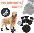 Waterproof Anti Slip Dog Boots with Reflective Strip, Set of 4 - Size XL (4.5 x 3.7 cm) - view 2
