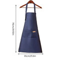 Waterproof Apron with Adjustable Straps, 76 x 65 cm - Beige - view 4