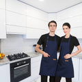 Waterproof Apron with Adjustable Straps, 76 x 65 cm - Dark Blue - view 5