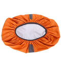Waterproof Backpack Rain Cover with Reflective Strips - 70 L, Orange