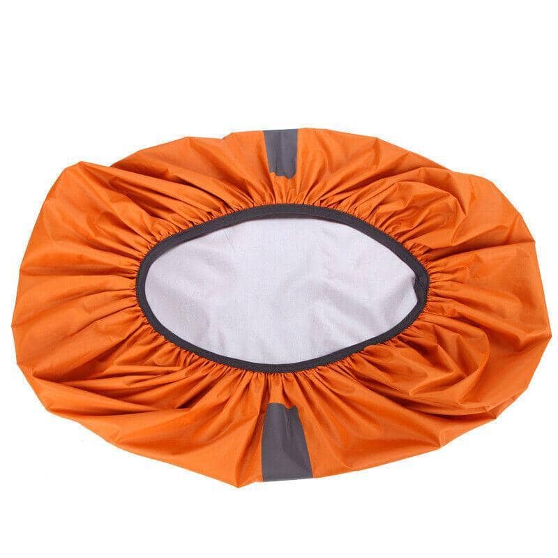 Waterproof Backpack Rain Cover with Reflective Strips - 70 L, Orange