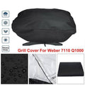 Waterproof BBQ Grill Cover for Weber Q100 and Q1000 Series, 67 x 44 x 32 cm - view 4