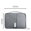 Waterproof Canvas Passport Holder, RFID Travel Wallet - Teal - view 4