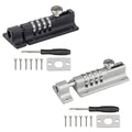 Waterproof Combination Bolt Lock for Outdoor Doors - Grey - view 3