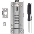 Waterproof Combination Bolt Lock for Outdoor Doors - Grey - view 4