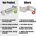 Waterproof Combination Bolt Lock for Outdoor Doors - Grey - view 5