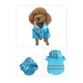 Waterproof Dog Raincoat with Hood - Red, Size L (Chest 46 cm) - view 4