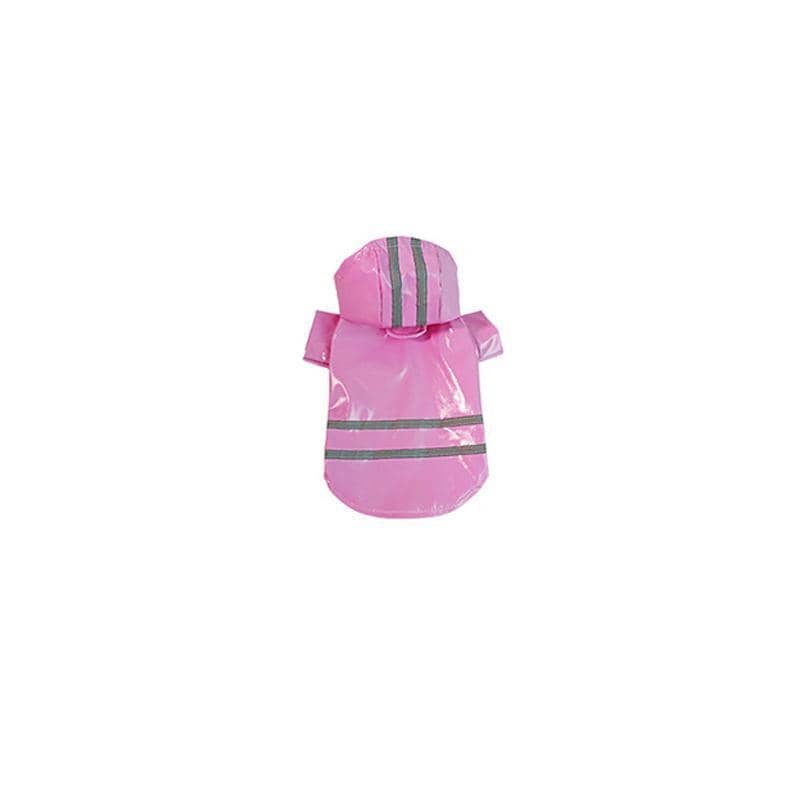 Waterproof Dog Raincoat - Small (Back 25 cm, Chest 38 cm), Pink