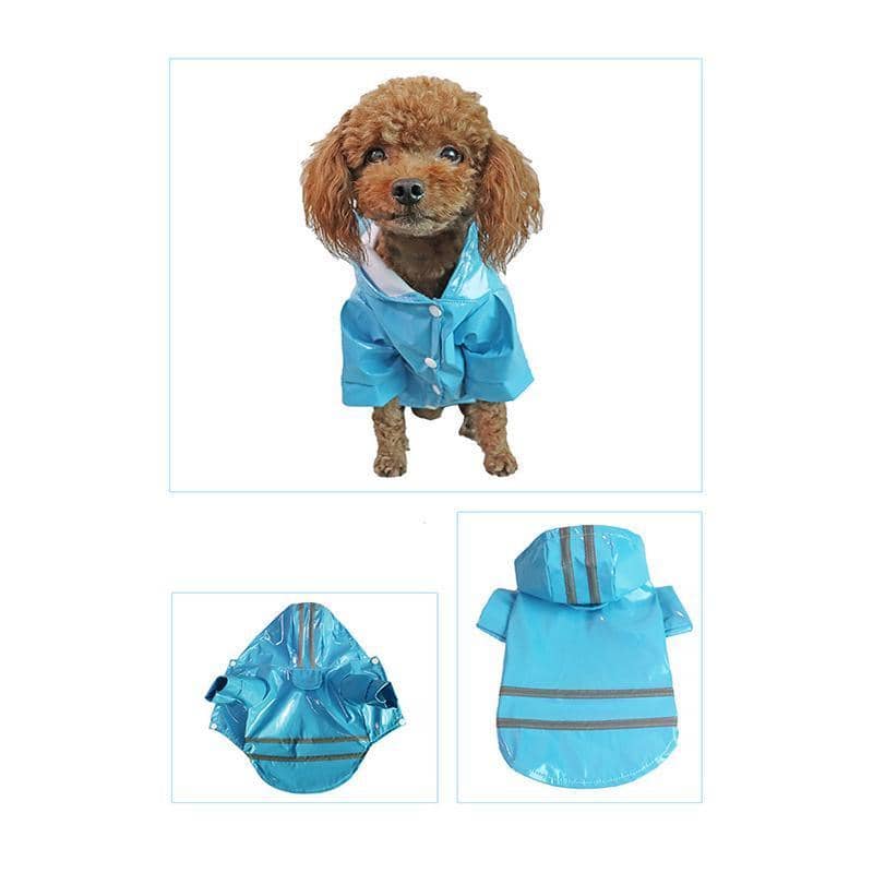 Waterproof Dog Raincoat - Small (Back 25 cm, Chest 38 cm), Red - view 4
