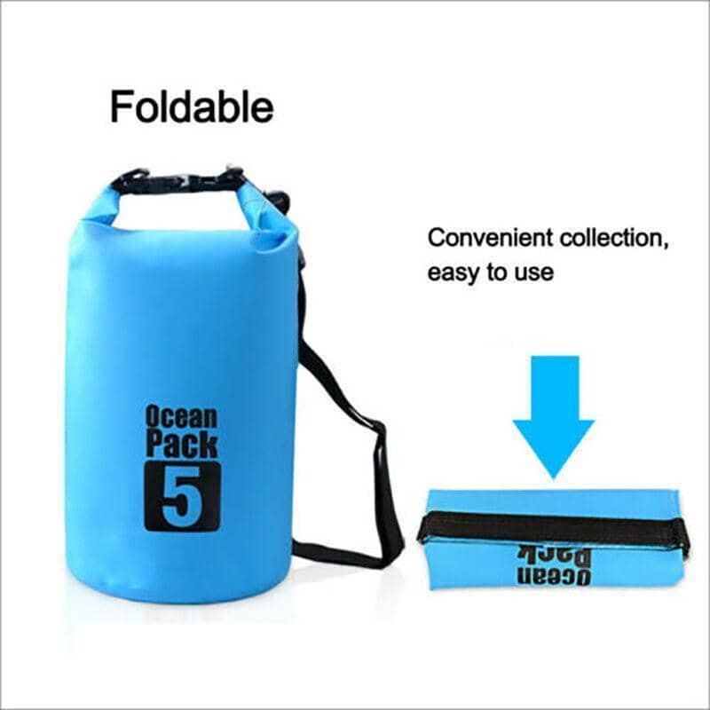 Waterproof Dry Bag for Camping, Fishing and Canoeing, Yellow - 20 Litre - view 4