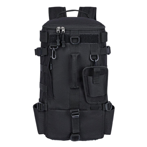 Waterproof Fishing Tackle Bag, Large Capacity Shoulder Bag - Black