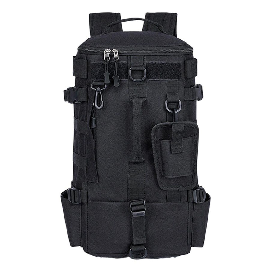Waterproof Fishing Tackle Bag, Large Capacity Shoulder Bag - Black
