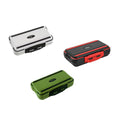 Waterproof Fishing Tackle Box with Compartments - Olive Green - view 3