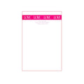 Waterproof Flower Wrapping Paper, 100 Sheets - Hot Pink Love Band Print