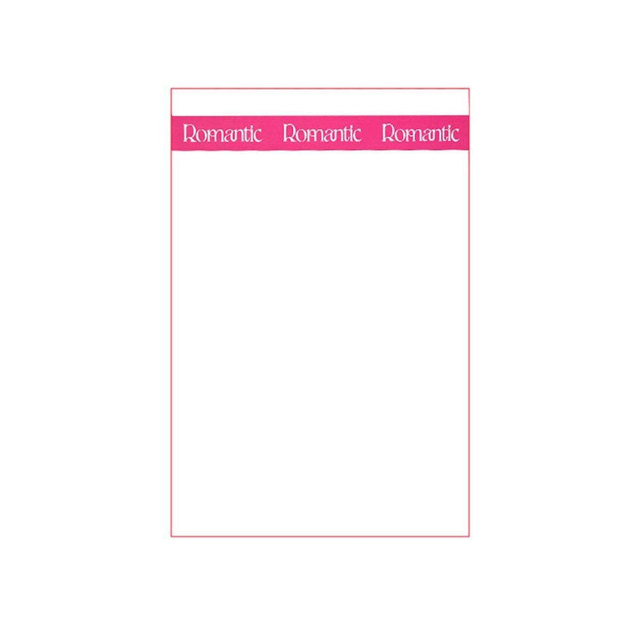 Waterproof Flower Wrapping Paper, 100 Sheets - Pink Romantic Band Print