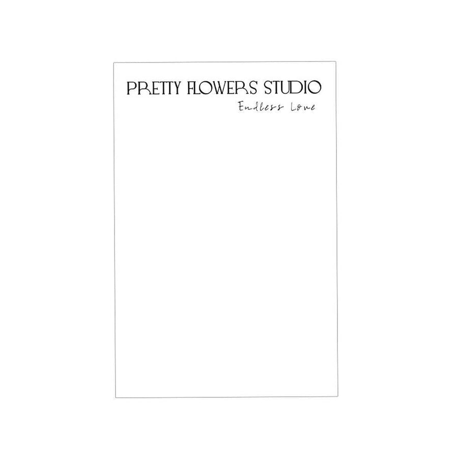 Waterproof Flower Wrapping Paper, 100 Sheets - Pretty Flowers Studio Print