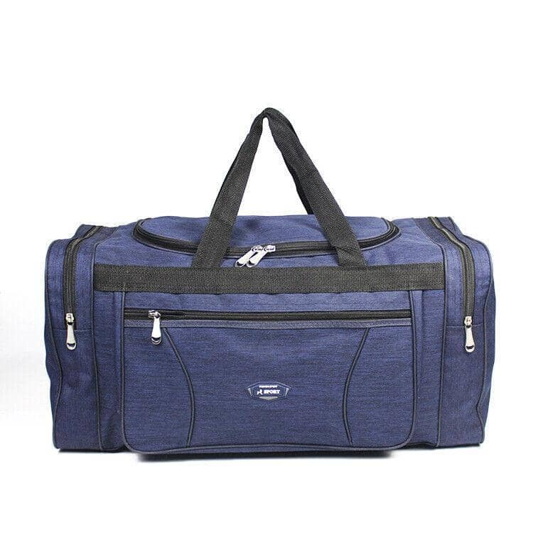 Waterproof Foldable Travel Luggage Bag - Mini (45 x 25 x 22 cm), Blue