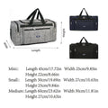 Waterproof Foldable Travel Luggage Bag - Mini (45 x 25 x 22 cm), Grey - view 4
