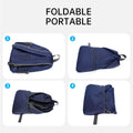 Waterproof Folding Backpack, Lightweight Outdoor Bag - Light Blue - view 5
