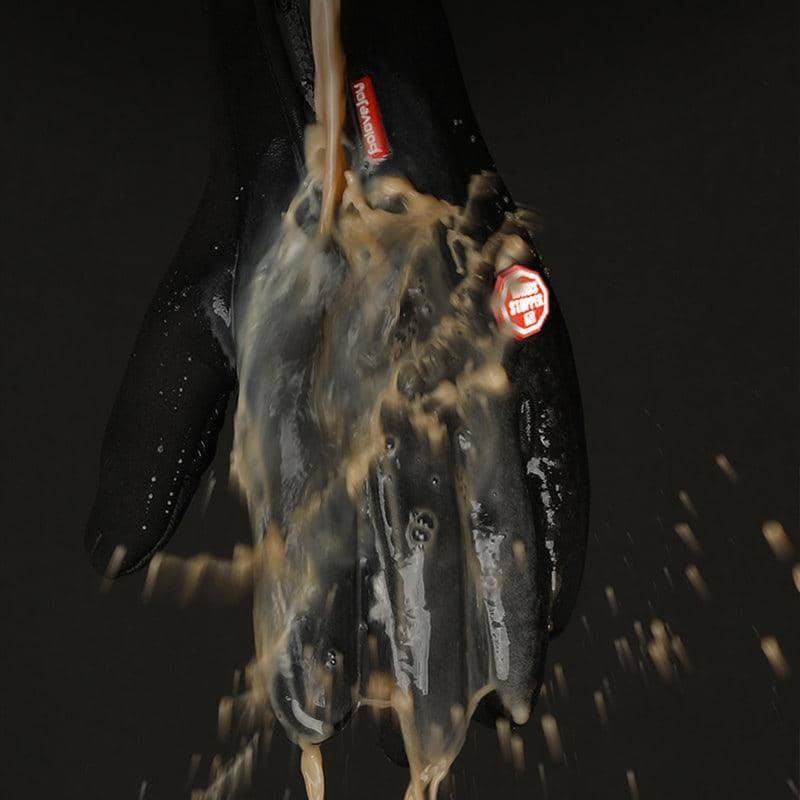 Waterproof Full Finger Cycling Gloves, Size M (Palm Width 9.5 cm, Length 23 cm) - Blue - view 5