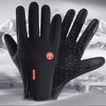 Waterproof Full Finger Cycling Gloves, Size M (Palm Width 9.5 cm, Length 23 cm) - Grey - view 4