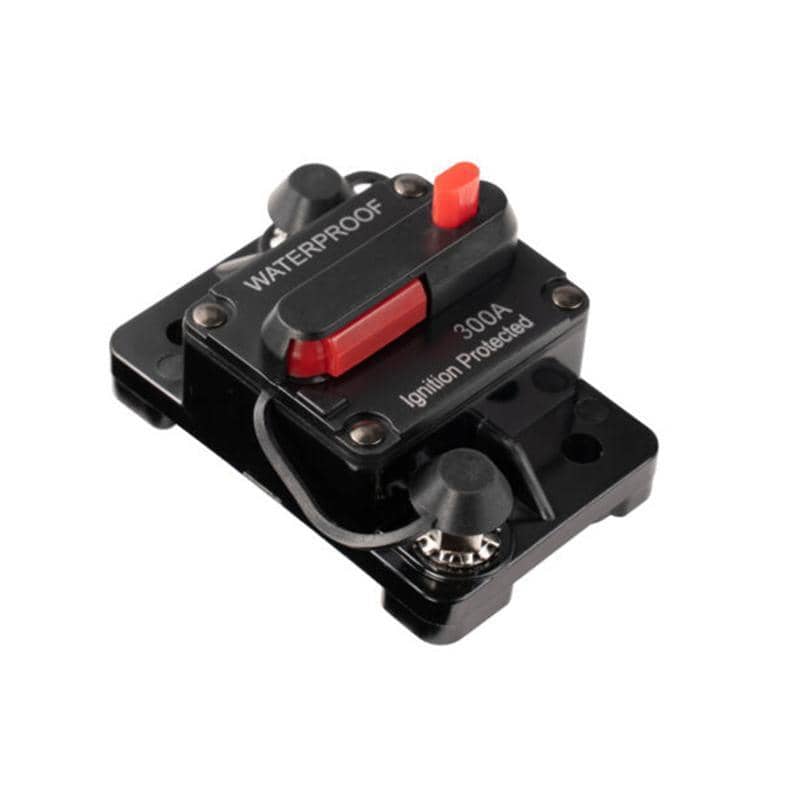 Waterproof Marine Circuit Breaker Manual Reset 12-48V DC IP67 - 300A