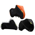 Waterproof Motorcycle Cover - Black and Orange, L (220 cm Long) - view 3