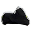 Waterproof Motorcycle Cover - Black and Silver, L (220 cm Long)