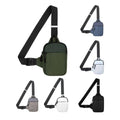 Waterproof Nylon Mini Chest Bag for Sports and Travel - Black - view 3