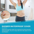 Waterproof Ostomy Protector for Bath and Shower, Adjustable Belt - view 4