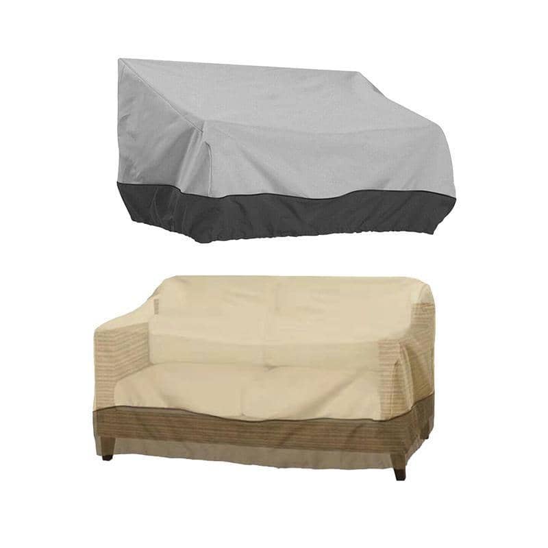 Waterproof Patio Furniture Cover, Oxford Cloth - Beige and Brown, 147 x 83 x 79cm - view 4