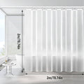 Waterproof PEVA Shower Curtain 200 x 200 cm Quick Drying Bathroom Partition - view 3