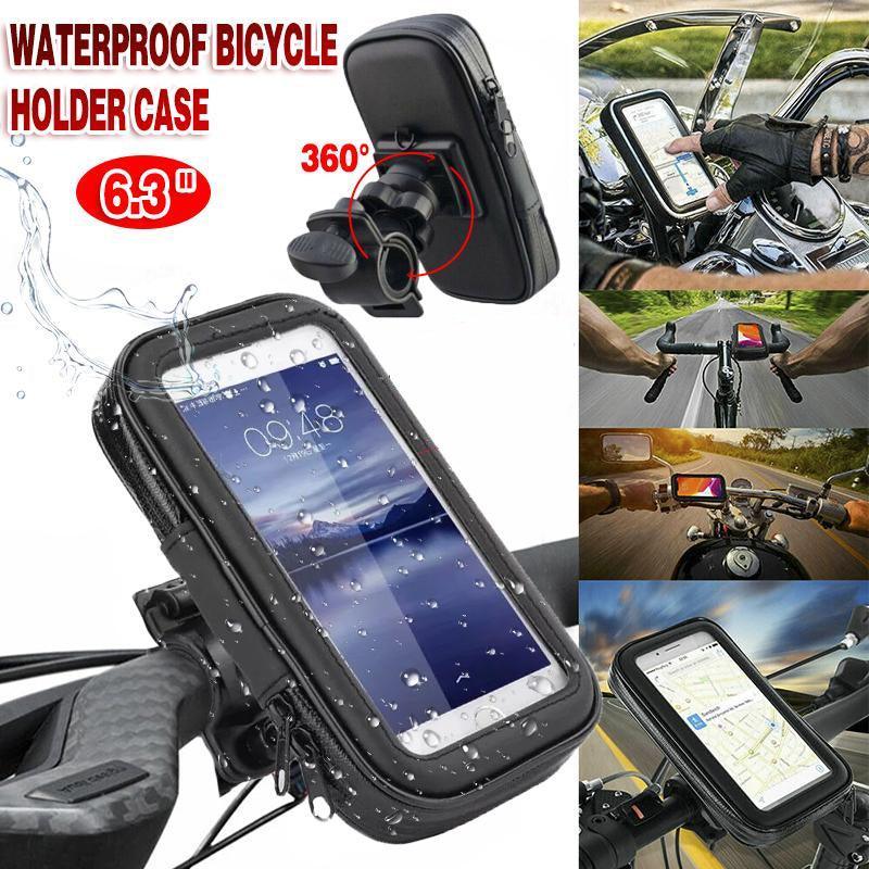 Waterproof Phone Handlebar Case with 360 Degree Mount, 25 mm Fit