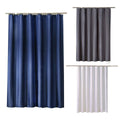 Waterproof Polyester Shower Curtain with 12 Hooks, 180 x 200 cm - White - view 3