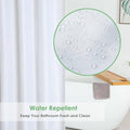 Waterproof Polyester Shower Curtain Liner, White, 180 x 180 cm - view 5